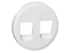 CELIANE Plakietka gniazda głośnikowego podwójna biała 068212 LEGRAND