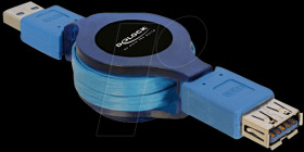 82649 USB 3.0 retractable extension, L: 1.0 m
