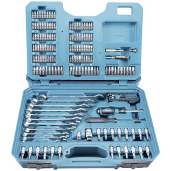 Makita E-10883 Tool kit 221-piece robust chromium-vanadium steel
