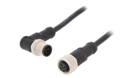 M12a05fl12amrsd001 Kabel Do Czujników/Automatyki 5Pin M12-M12 1M Wtyk Wtyk