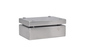 Obudowa 150 mm 100 mm 61mm Stal nierdzewna typu 304 RS PRO, z drzwiami zwykłymi