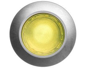 Lampka sygnalizacyjna 30mm żółta płaska metal IP69k SIRIUS ACT 3SU1061-0JD30-0AA0