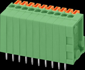 1789401 PCB terminal block 10-pole, RM: 2.54 mm, 0.14 - 0.5 mm²