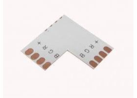 Złącze do taśm RGB 10mm L kątowe narożne