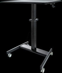 STSCART2 Seated/standing workstation, adjustable, portable