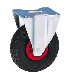 Koło samonastawne średnica kabla 125mm Płyta Guitel Hervieu 180kg wysokość całkowita 305mm