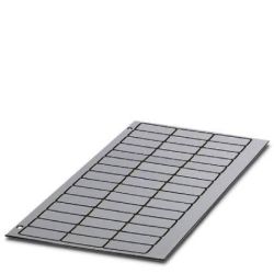 Tabliczka znamionowa Phoenix Contact GPE 45X14 SR/R 0807009, montaż: przyklejanie, 45 x 14 mm, etykiety na arkuszu: 26,