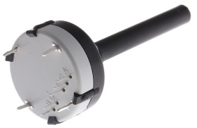 Przełącznik obrotowy, SPST, 150 mA przy 50 V, 250 V ac, 250V dc, 16-położeniowy, Lorlin