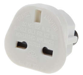 Adapter podróżny kraj 1 Wielka Brytania kraj 2 Australia, USA 7.5A złącze 1 Typ G - brytyjskie 3-stykowe złącze 2