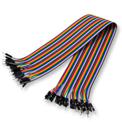 Przewody kable 40 szt DŁUGIE - 40 cm zworki Męsko - Męskie do Arduino GPIO