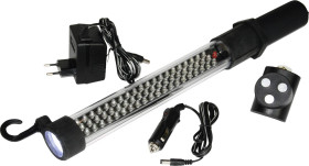HP Autozubehör 28368 60+17LED Akku Arbeitsleuchte LED Lampa drążkowa LED akumulatorowe, poprzez zasilacz sieciowy, ze zł