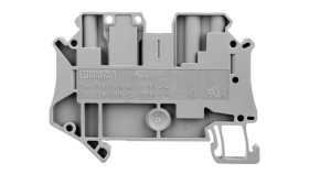 Złączka Szynowa Rozłączalna 3-Przewodowa 4Mm2 Szara Ut 4-Twin-Tg 3046595...