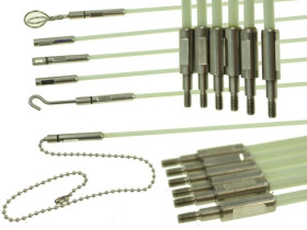 ET4030 Pręty z włókna szklanego do wciągania kabli i przewodów / PROFESIONALNE prędy z włókna szklanego