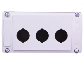 Obudowa kasety 3-otworowa 22mm szara IP66 024203