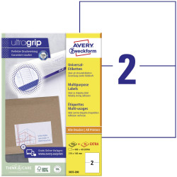 Avery-Zweckform 3655-200 All-purpose labels White Paper 210x148mm 440 pcs