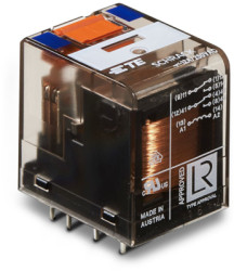 Power relay, 2 Form C (NO/NC), 24 V (DC), 777 Ω, 12 A, 400 V (AC), monostable, 5-1419111-3