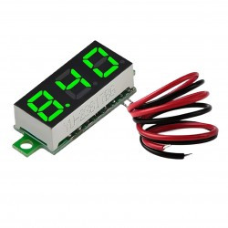Woltomierz miernik tester zielony 0.28 cala 2pin 5-30V DC