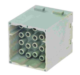 Złącze prostokątne Han Modular męskie 500V 09140203001