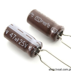 TL25V47uF 47uF 25V Electrolytic RADIAL JAMICON