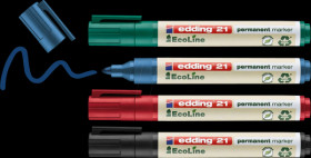 4-21-4 Permanent marker, eco-friendly, assorted in 4 colours
