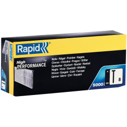 Rapid 40100537 No.8 Brad Nails 18Ga 50mm (Box 5000)