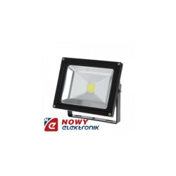 Halogen LED 20W 6400K czarny ci. reflektor,naświetlacz