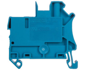 Złączka szynowa 2-przewodowa 4mm2 śrubowa/wtykowa niebieska UT 4/ 1P BU 3045596 /50szt./