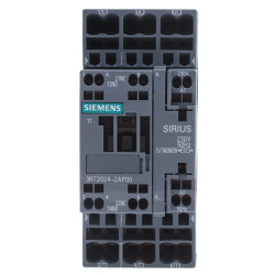 Stycznik 3RT2 230V ac Siemens styki: 3-biegunowy 5.5 kW 12 A 3 NO 230V ac Sprężynowe 3RT2024-2AP00