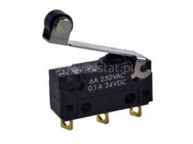 Przełącznik krańcowy z dźwignią z rolką 20mm