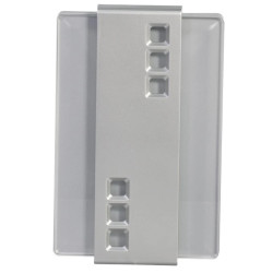 Gong dwutonowy VETRO 8V srebrny GNT-247-SRB SUN10000143