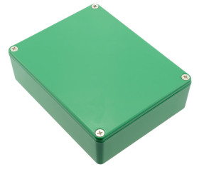 Hammond Green Diecast Enclosure Stompbox 119 x 94 x 34mm 1590BBGR