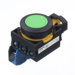 Przycisk średnica wycięcia 22mm, montaż panelowy Idec