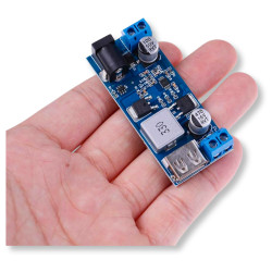 Przetwornica DC-DC LM2596S 5V 5A Step-Down USB Arduino Zasilacz Moduł 9-26V