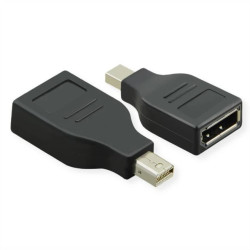 Adapter VALUE DisplayPort, Mini DP męski - DP żeński