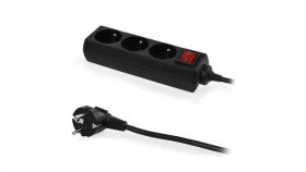Przedłużacz Elektryczny Listwa Zasilająca Na 3 Gniazda 2P+Z Z Wyłącznikiem...