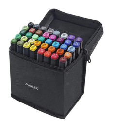 MARKERY/PISAKI DWUSTRON.ZESTAW 40-SZT