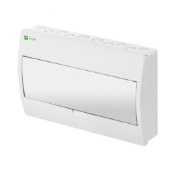 Rozdzielnica modułowa Elegant 1x18 natynkowa IP40 N+PE drzwi białe 2404-00