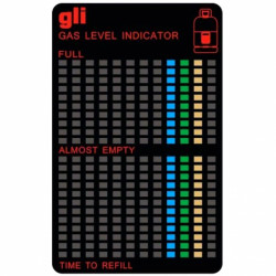 Wskaźnik poziomu gazu w butli gazowej na magnes