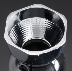 Reflektor LED 22.6 x 12.8mm, D 22.6mm, do użytku z BXRA ES Star (Bridgelux), CLL02x/CLU024 (Citizen), CLU700 (Citizen),