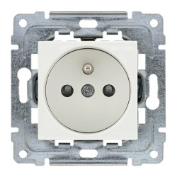 DANTE Gniazdo poj z uziemieniem z przesłoną torów prądowych bez ramki 2P+Z 16A 250V 450234