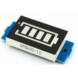 Wskaźnik poziomu naładowania akumulatora 3S 18650 11.1 - 12.6V niebieski