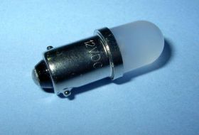 BA-9S 12V LED NIEBIESKA MATOWA