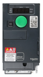 Napęd o zmiennej prędkości 0,18 kW 1-fazowy 230 V AC 3,4 A 0.1 → 599Hz Altivar Profibus Silniki AC