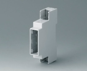 PC DIN rail enclosure, (L x W x H) 58 x 17.5 x 90 mm, light gray, B6700100