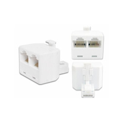 Rozgałęźnik telefoniczny WT-2GN 8P8C RJ45 / 8795