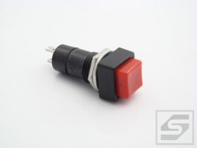 Przełącznik przyciskowy PBS80R kwa. 3A;250V czerwony;bistabilny;RoHS