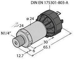 Turck Przetworniki ciśnienia 1 szt. PT7500PSIG-2003-I2-DA91