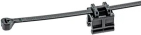 Edge clip, max. bundle Ø 51 mm, PA/galvanized steel, black, (L x W x H) 203 x 13.7 x 17 mm, CMEB24-B2S-D300
