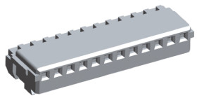 Złącze IDC 12-pinowe raster: 1.5mm Żeński Montaż na kablu TE Connectivity