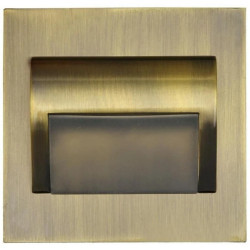 Oprawa Beryl Mosiądz zimna 1,5W 12V DC 9 led smd 3014 kwadrat do puszki fi 60